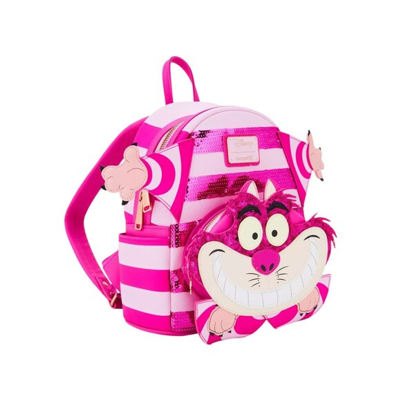 Loungefly Disney Alice in Wonderland Cheshire Cat Sequined Mini Backpack main image 5